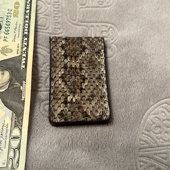 New Rattlesnake skin money clip. - Picture 2 of 5
